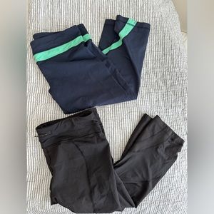 (2) Lululemon inspires crops 12